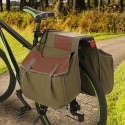 Bike Rear Seat Bag Bicycle Trunk Bag Cycling Rear Rack Double Pannier Bag