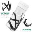 Bike Water Bottle Holder Carbon Fiber Drinking Kettle Cage Lightweight Bicycle Water Bottle Mount Gloss or Matte Bottle Brackets for Road and Mountain Bikes