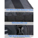 Bike Handlebar Bag Waterproof Adjustable Capacity Bicycle Front Tube Bag with Detachable Cycling Dry Pack (3-7L)