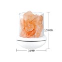 Salt Lamp Himalayan Salt Stone Night Light  Aromatherapy Diffuser Dimmer Switch 7 Colors LED Rock Crystal Night Lamp Portable USB for Car Home Office Bedroom Desktop Decoration