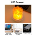 Salt Lamp Himalayan Salt Stone Night Light  Aromatherapy Diffuser Dimmer Switch 7 Colors LED Rock Crystal Night Lamp Portable USB for Car Home Office Bedroom Desktop Decoration