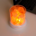 Salt Lamp Himalayan Salt Stone Night Light  Aromatherapy Diffuser Dimmer Switch 7 Colors LED Rock Crystal Night Lamp Portable USB for Car Home Office Bedroom Desktop Decoration