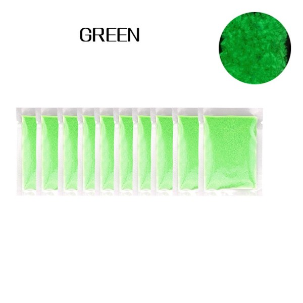 Colorful Beautiful Fluorescent Sand Glow in the Dark Home Decorating Luminous Supplies