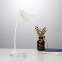 LED Desk Lamp Desk Light Lamp Touch Control Dimming Light, Flexible USB Rechargeable Eye-Caring Study Table Lamp, Adjustable Children Book Light with Base Light for Study Bedroom