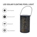 LED Solar Lights Hollow Garden Lights Hanging Lantern Leaf Tree Shape Projection LED Lamp Pathway Walkway Lawn Patio Backyard Lighting Outdoor Waterproof Landscape Lamp