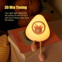 Cute Deer Night Light Warm White & White Bedside Kids Night Light with Touch Sensor 2 Light Brightness Soft Silicone Animal Night Lamp Phone Holder Night Companion for Children Toddler