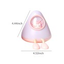 Cute Deer Night Light Warm White & White Bedside Kids Night Light with Touch Sensor 2 Light Brightness Soft Silicone Animal Night Lamp Phone Holder Night Companion for Children Toddler