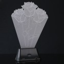 LIXADA 3D LED Lamp Light USB Rose Colorful Night Light for Wedding Deco Innovative Christmas Gift Present