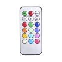 4.5V 1W  RGB Color Changing LED Puck Lights 3 Pack Battery Powered Operated with Remote Control Controller Timer Time Setting Timinng Function 12 Colors Changing Wireless Under Cabinet Lighting for Wall Stairs Front Door Bedroom Cupboard Wardrobe Portable