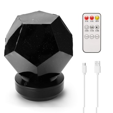 Romantic LED Starry Night Lamp 3D Star Projector Light for Kids Bedroom Constellation Projection Home Planetarium