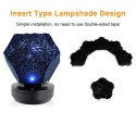 Romantic LED Starry Night Lamp 3D Star Projector Light for Kids Bedroom Constellation Projection Home Planetarium