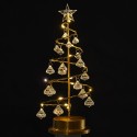 Christmas Led Tree Light Home Party Wedding Festival Tabletop Decor Warm White Decorative Lamp with Crystal Pendant