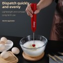 Electric Milk Frother Automatic Milk Foam Maker for Coffee Matcha Stainless Steel Whisk USB Powered Rechargeable Foam Maker Egg Beater Mini Drink Mixer