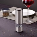 Electric Pepper/Salt Grinder, Stainless Steel Seasoning Grinder Adjustable Burr Mill，5 Levels Coarseness, for Pepper, Cloves, Kosher salt and Cumin