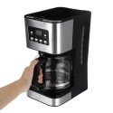 Coffee Maker 12 Cups Drip Coffee Maker Brewing Tea Machine with Glass Carafe, for Home and Office