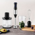 Blender Four Pieces Home 1000W Big Power Cooking Machine Handheld Whisk Crush Rod Grinding Cup Meat Grinder Bowl Combination Food Supplement Juicer