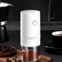 Coffee Bean Grinder Small Household Electric 6 Gears Balanced Thickness Ceramic Grinding Core Outdoor Portable Grinder Cup USB Self Stop After Grinding