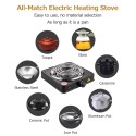 Electric Furnace Household Mini Single Disc Burner Portable Hot Plate Mosquito Incense Furnace 1000W High Power 200-1000℃  Kitchen Stove Hookah Charcoal Coconut Shell Stove