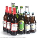 6 Bottle Beer Holder Party Beer Basket Rack Wine Caddy Stand for BBQ Hotel Bar Wine Beer Bottles