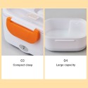 Electric Heating Lunch Box for Car and Home Stainless Steel Two-in-One Lunch Bento Box