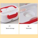 Electric Heating Lunch Box for Car and Home Stainless Steel Two-in-One Lunch Bento Box