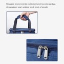 Thermal Insulated Lunch Bag Portable Thermal Insulation Bag Reusable Nylon Lunch Box Organizer Leakproof Meal Prep Lunch Tote Bag Cooler Bag With Zipper for Women Men Work School Picnic Hiking Beach