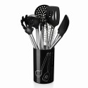 Kitchen Utensils Set 8Pcs Silicone Non-stick Barreled Cooking Utensils Stainless Steel Handle Silica Gel Utensil Kitchenware Set