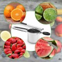 Potato Ricer Hand Press Lemon Orange Watermelon Potato Squeezer Stainless Steel Fruit Vegetables Manual Extractor Crusher Easy Cleaning Household Kitchen Cooking Tools