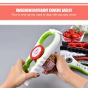 4in1 Can Opener & 5in1 Corkscrew Set Multifunctional Manual Can Opener & Corkscrew with Good Grip Smooth Edge Beer Bottle Opener