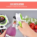 4in1 Can Opener & 5in1 Corkscrew Set Multifunctional Manual Can Opener & Corkscrew with Good Grip Smooth Edge Beer Bottle Opener