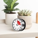 60MIN Countdown Mechanical Magnetic Timer Timer, Quiet Counting, Dual Magnets, Battery Power For School Classroom Teaching, Kids Reading, Kitchen Cooking, Office