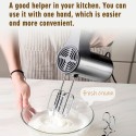 Hand Mixer Electric 251W Multi-speed Hand Mixer with Button, Easy Eject Button and 4 Attachments Dough Hooks, Beaters（EU Plug）