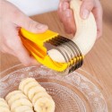 Banana Slicer Stainless Steel Fruit Salad Cutter Kitchen Tools for Cucumber Sausage Banana