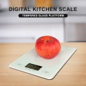 Food Scale Digital Kitchen Scale 1g/0.01oz Precise Graduation Weight Grams Ounces Tempered Glass for Baking Cooking