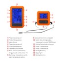 Wireless Digital Meat Thermometer for Grilling Smoker BBQ Grill Oven Thermometer with Dual Probe Kitchen Cooking Food Thermometer