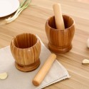 Mortar and Pestle Set Big Manual  Garlic Spices Large Mortar Pestle Pepper Minced Tool Durable Lightweight Garlic Mills Mixing Pot Herb Pepper Grinder