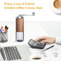 Manual Coffee Grinder Hand Coffee Mill with Ceramic Core Coffee Bean Grinder Coffee Bean Mill for Home and Outdoors