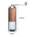 Manual Coffee Grinder Hand Coffee Mill with Ceramic Core Coffee Bean Grinder Coffee Bean Mill for Home and Outdoors