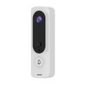 Wireless Video Doorbell 720P Visual Real-time Intercom Wi-Fi Video Bell PIR Detection Night Vision 2-Way Talk Home Security Camera with 166° Viewing Angle Smart Door Bell