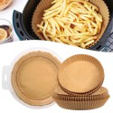 50PCS Fryer Paper Disposable Paper Non-stick Heat Resistant Oil Absorption  Fryer Parchment Paper Baking Paper