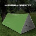 Portable Lightweight Outdoor Emergency Sleeping Bag with Drawstring Sack for Camping Hiking Travel Survival