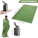 Portable Lightweight Outdoor Emergency Sleeping Bag with Drawstring Sack for Camping Hiking Travel Survival