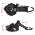 2pcs Suction Cup Securing Hook for Car Awning Tent Camping Tarp