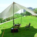 Foldable Tent Support Pole Mult Sections Aluminum Alloy Camping Tent Poles for Canopy Porch Awning Sun Shade Support