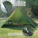 Awning Waterproof Tarp Tent Shade with Pole Folding Camping Canopy Ultralight Beach Sun Shelter for Camping Hiking and Survival Shelter