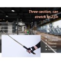 Retractable Telescopic Stick Portable Personal Defense Tool Baton Handheld Three-section Expansion Rod for Outdoor Survival Camping