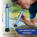 Outdoor Water Filter Straw Water Purifier Filtration System Bottom Thread Ultrafiltration Film Design for Emergency Camping Traveling Backpacking Hiking Cycling Fishing Portable