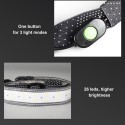 LEDs Headlamp Flashlight COB Head Band Light USB Rechargeable 3 Modes for Camping Running Cycling