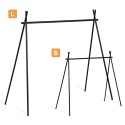 Outdoor Camping Solid Rack Multi Functional Cookware Rack Folding Aluminum Alloy Hanging Rack with 10 Hooks Portable Camping Accessory