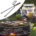 Stainless Steel Grabber BBQ Clamp for BBQ Picnic Backpacking Camping Hiking Picnic